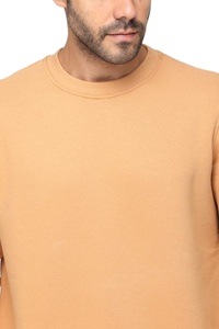 Sudadera de Manga Larga con Cuello Redondo y Logotipo Personalizado, 100% Algodón Felpa - Product Image 3