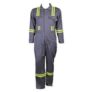 Combinaison de protection ignifuge et respirante pour hommes, vêtements de travail simples et imperméables, vêtements de sécurité de style machine vente en gros - Product Image 1