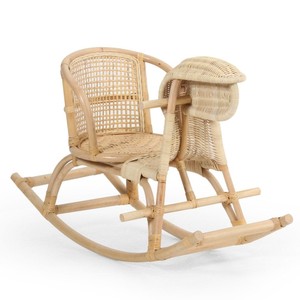 Jouets en rotin en forme de mouton, chevaux à bascule pour enfants, prix de gros le moins cher, jouets à chevaucher pour enfants - Product Image 1