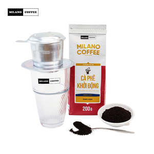 Café Milano, Tueste Intenso, Robusta, Molido, Bolsa de 0.2 kg |   Hecho en Vietnam - Product Image 1