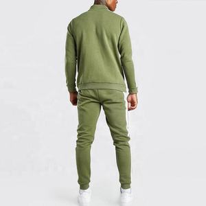 Venta al por mayor ropa de calle de los hombres chándal capucha de poliéster de alta calidad mejor cremallera personalizable OEM Logo impermeable liso a rayas - Product Image 2