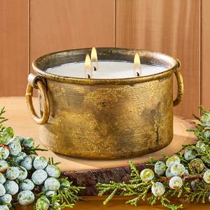 Vintage Polished Brass <b>Candle</b> Vessels <b>Candle</b> Making Container For Classic Interior Decoration Accent Piece - Product Image 5