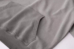 Sweat-shirt à capuche pour homme de haute qualité, coton premium, anti-plis, streetwear décontracté, logo personnalisé, vente en gros - Product Image 5