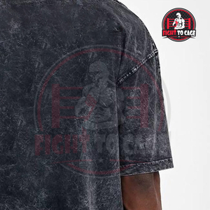 T-shirts décontractés pour hommes, à manches courtes, en tissu respirant et confortable, style délavé, pour usage quotidien, vente en gros, prix abordable - Product Image 6