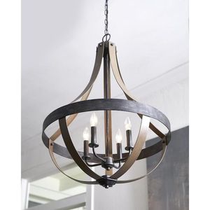 Modern Circular Indoor Outdoor Hanging Lantern Pendant <b>Light</b> Metal Frame For Home Restaurants <b>Bars</b> And Hotels - Product Image 1