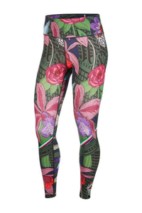 Leggings de yoga taille haute anti-plis à imprimé floral pour femme, extensibles, 4XL, longueur cheville, vêtements de sport - Product Image 2