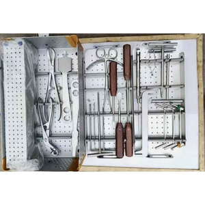 Kit d'instruments orthopédiques pour plaques de fixation à grands fragments, en acier inoxydable, manuel, de qualité chirurgicale, autoclavable, pour chirurgie traumatique, CE - Product Image 2