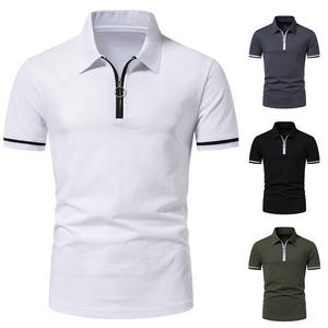Camiseta Polo de Manga Corta con Cierre para Hombre, Nueva Colección de Verano, Alta Calidad, para Golf y Ocio, Tallas Grandes - Product Image 1