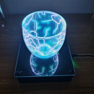 Cool Induction Plasma Inert Gas Cup, Xenon Cup, Neon Cup, <b>Wireless</b> <b>Lighting</b> Tesla Coil X36 - Product Image 3