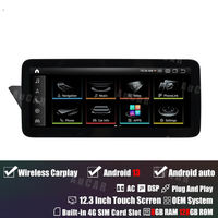 Autoradio Android 13 12,3'' AuCar, système de navigation GPS, lecteur multimédia vidéo DVD pour Audi A5 2009-2016, écran tactile