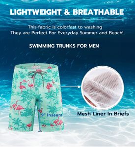 Men's Beach <b>Shorts</b> Eco-Friendly Anti-Wrinkle Nylon Surfer <b>Shorts</b> Knee Length Embroidered <b>Technics</b> - Product Image 4
