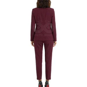 Ladies Premium Pant Suit <b>Set</b> Stylish <b>Blazer</b> Matching Trousers Business Office Formal Wear Wholesale - Product Image 4