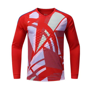 เสื้อผู้รักษาประตูฟุตบอลคุณภาพสูง ปี 2026 แบบใหม่ พิมพ์ลาย ระบายอากาศได้ดี ปรับแต่งได้ ผลิตจากโพลีเอสเตอร์ 100% - Product Image 4