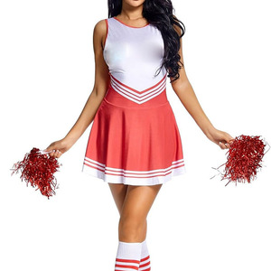 Robe de cheerleading sans manches en polyester à séchage rapide pour femmes, uniforme d'équipe personnalisé, idéale pour l'école, la pratique, la danse et le sport. - Product Image 6