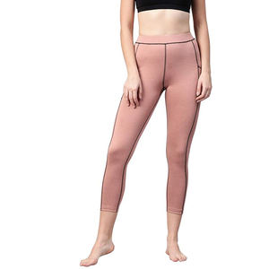 Leggings taille haute avec poche latérale pour téléphone, contrôle du ventre, tissu doux sans couture, pour entraînement, course à pied, yoga - Product Image 1