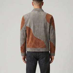 Modern <b>Suede</b> <b>Leather</b> <b>Jacket</b> With Tailored Slim Fit Elegant Style Premium Material For Men Fashion Collections - Product Image 4