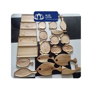 Plateau en bois poli de qualité supérieure BLUE LOTUS FARM, qualité commerciale, pour servir riz, salade, pain, usage en restaurant, export Vietnam - Product Image 1