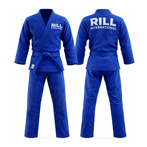 Kimono de judo de qualité supérieure - 100% coton, uniforme d'arts martiaux avec ceinture pour adultes, extensible, séchage rapide et durable, léger - Product Image 4