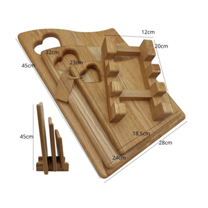 Juego de Tablas de Cortar de Madera de Acacia Vietnamita Premium, Duraderas y Antideslizantes, para Cocina, Hotel, Restaurante, Bandejas de Servicio - Product Image 2