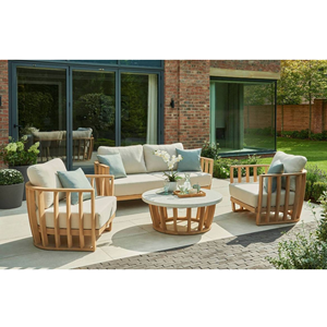 <b>Outdoor</b> <b>Sofa</b> Set for Garden Patio Solid Teak Furniture Indonesia Supplier - Product Image 1