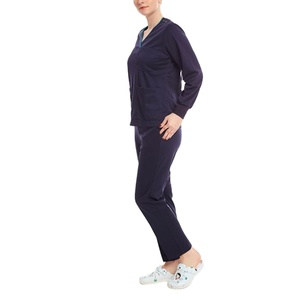 Premium femmes infirmière médicale costume sur mesure Premium hôpital Scrubs uniforme ensemble en gros à manches courtes col en v survêtement 2026 - Product Image 3