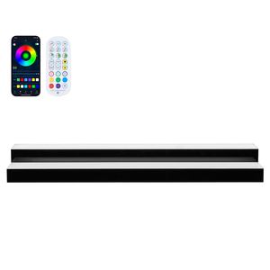 Estante de Pared Iluminado de Acrílico con Control Remoto RF, de 2 Niveles y 40 Pulgadas, con Luces LED para Exhibición de Botellas de Licor, para Bar en Casa, con Alimentación USB - Product Image 1