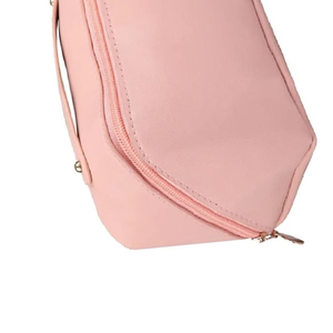 Wholesale PU Leather Custom Makeup Organizer Pouches Travel Waterproof Handbag Fashion Leather Cosmetic Pouch - Product Image 4