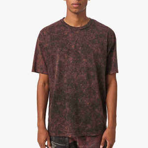 Camisetas de Hombre con Lavado Ácido Hechas a Medida, 100% Algodón, Nuevo Estilo Moderno, Camiseta de Hombre con Lavado Ácido - Product Image 3