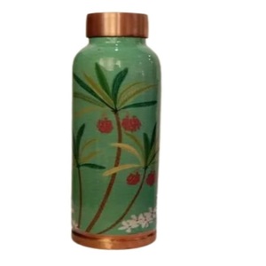 Botella de agua para gimnasio, yoga y oficina, hecha de cobre puro, botella de cobre esmaltada de nuevo diseño, a un precio asequible. - Product Image 6