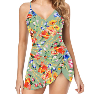 Hot Selling Lightweight Beachwear Women's One Piece <b>Swimdress</b> Front Logo Quick Dry Breathable Sale Wholesale Rate Cheap Price - Product Image 5