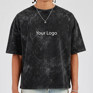 เสื้อยืดโอเวอร์ไซส์ผู้ชาย ดีไซน์ใหม่ ผ้าฝ้าย 100% พิมพ์ลายสกรีนโลโก้ตามสั่ง คอกลม แขนสั้น ผ้าเนื้อหนา - Product Image 1