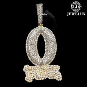 Breloques Hip Hop en Argent 925 Plaqué Or Glacé Jewelux à Forte Demande, Certifiées IGI, Bijoux Unisexe, Vente en Gros, Meilleur Prix Inde - Product Image 5