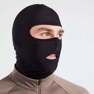 Masque de ski thermique à 2 trous, couvre-visage pour l'hiver, moto, cyclisme, chasse, pêche, sports de plein air, noir - Product Image 5
