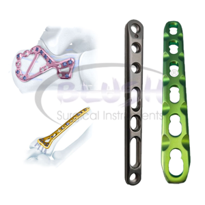 2pcs Titanium Locking Plate 6 Holes 1160mm Orthopedic Bone Plate Veterinary Surgical Implant By <b>Blush</b> Surgical - Product Image 1