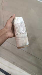 Meilleur fournisseur en Inde propose une tasse de corne à boire Viking polie à gravure animale personnalisée à des prix économiques pour l'artisanat naturel - Product Image 5