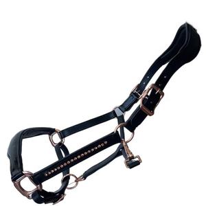 สายคล้องคอหนังแท้แบบอังกฤษใหม่พร้อมซับในแบบนุ่มและบังเหียนแบบผูกเชือกโดยผู้ผลิต - Product Image 1