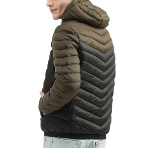 Buy high quality <b>Light</b> Weight Casual Outdoor Autumn Zipper Hooded Puffer <b>Jackets</b> 2025 - Product Image 4