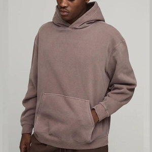 Sweat-shirt à capuche oversize pour homme noir, imprimé 'Peace Stop Wars', style streetwear, pour l'automne, en molleton bouclette, avec poche, sérigraphie - Product Image 1