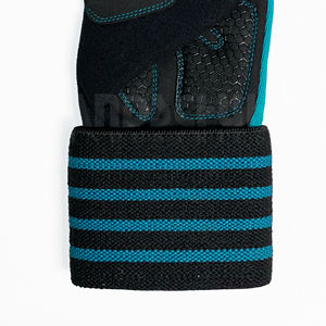 Breathable PU Sport Fitness Training Weightlifting Hand Grips Half Finger Wrist Wrap Gym <b>Gloves</b> for Men Women - Product Image 6