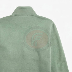Soft Stretch Knit Long Sleeve Men <b>Quarter</b> <b>Zip</b> <b>Sweater</b> 100% Cotton Warm Casual Winter Everyday Wear Breathable Comfortable Fit - Product Image 5