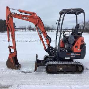 Excavadora con Motor KUBOTA EPA de 2 Toneladas, Mini Excavadora de 1 Tonelada para Uso en Jardín, Mini Excavadora Pequeña en Venta con ENVÍO GRATUITO - Product Image 3