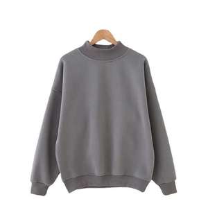 Unisex Cotton <b>Sweatshirts</b> Hoodies Plain Blank for Men Solid XS Size Winter Quality Custom Oversized Crewneck Fleece 3D Printed - Product Image 4