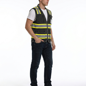 Chaleco de Trabajo de Alta Visibilidad Totalmente Personalizado, Material de Malla Ligero, Chaleco Reflectante Disponible en Todas las Tallas - Product Image 4