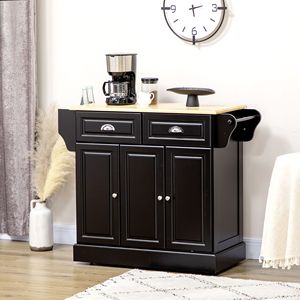 Carrello da Cucina Moderno con Pannelli in Legno/MDF, Cassetti e Design Ecologico - Product Image 2