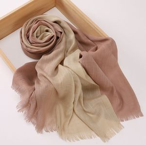 Muslim Headband Shawls Islamic Women Plain High Quality Wholesale Headscarf Bamboo Cotton Hijab Ladies <b>Scarves</b> <b>Scarf</b> - Product Image 4