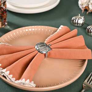 Anneaux de serviette dorés pour la mise en table, porte-serviettes décoratifs en métal pour mariage, fête, dîner, restaurant et décoration de table à domicile - Product Image 1