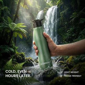 ขวดน้ำเก็บความร้อนสแตนเลสแบบใช้ซ้ำได้สำหรับกีฬากลางแจ้ง - Product Image 3