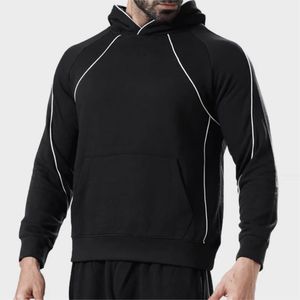 ชุดวอร์มผู้ชาย Raglan สีขาว แต่งขอบด้วยผ้าปัก 100% ผ้าฝ้ายเนื้อหนา ชุดเซ็ตพร้อมปักโลโก้ได้ เสื้อผ้าสตรีทแวร์ยูนิเซ็กซ์ เสื้อฮู้ดออกกำลังกาย ปี 2026 ขายส่ง - Product Image 1