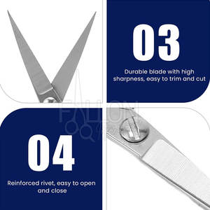 Ciseaux de précision à lames affûtées pour la couture à la main, le quilting et la broderie, en vente en ligne - Product Image 4