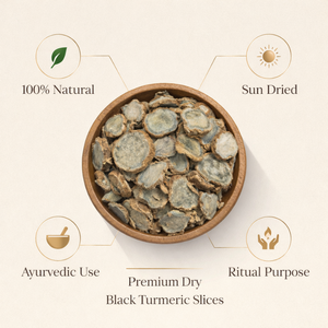 Cúrcuma Negra Kali Haldi de Alta Calidad en Rodajas/Hojuelas, Cultivada Naturalmente, 100% Pura, Multiusos, Venta al Por Mayor - Product Image 3